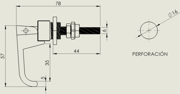 CERRADURA MANIJA LIFT AND TURN - Image 3